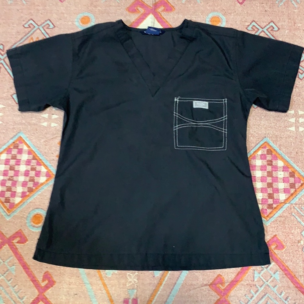Blue Sky Scrubs Top